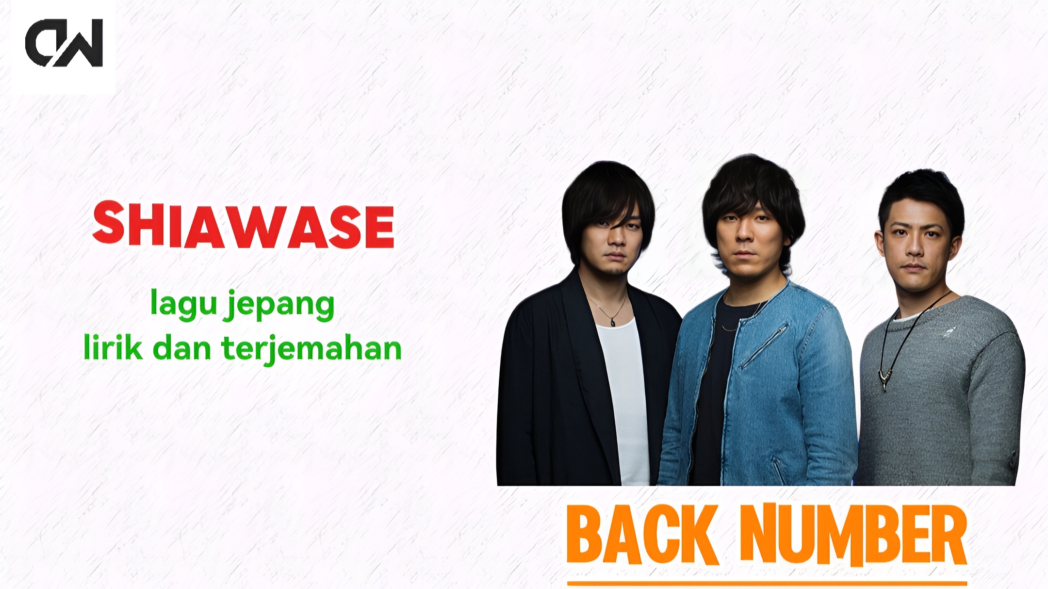 Back Number - Shiawase dan Lirik Terjemahan